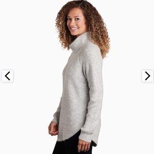 KUHL Sienna Turtleneck Sweater in Ash Gray